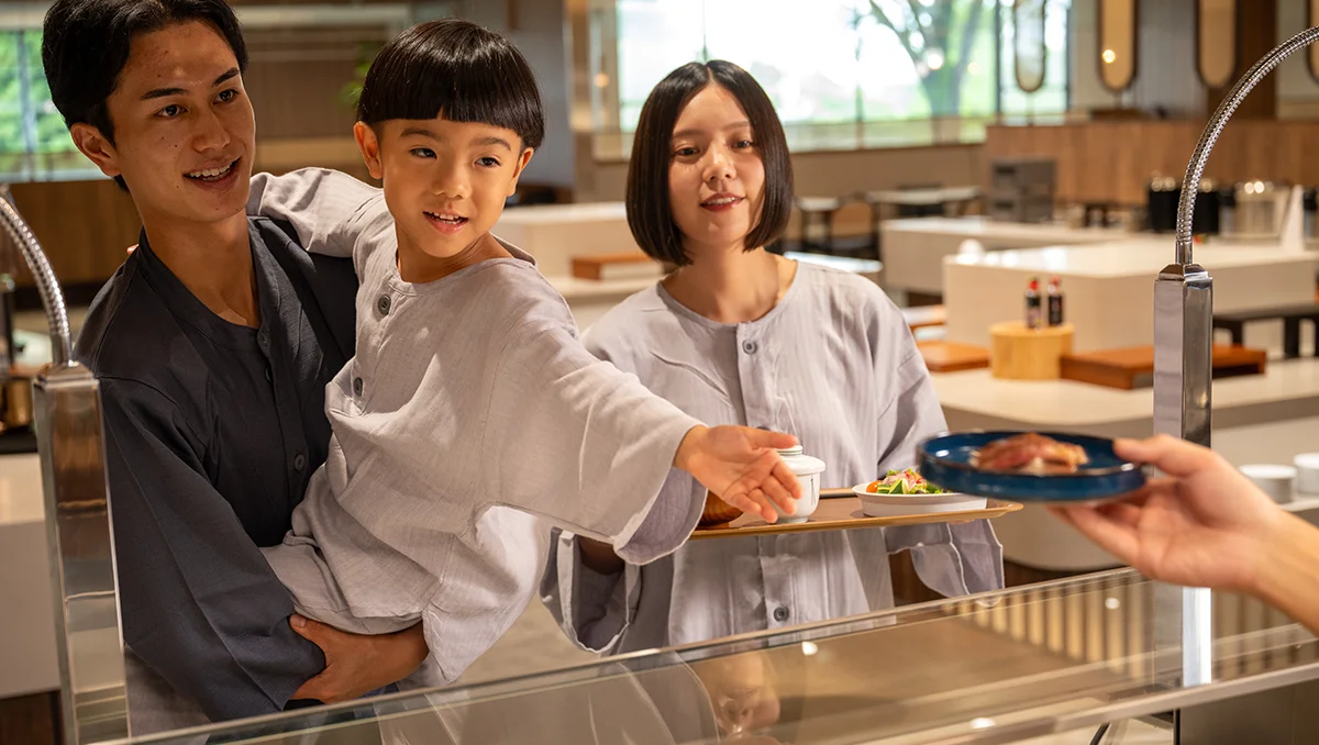 体感するビュッフェ